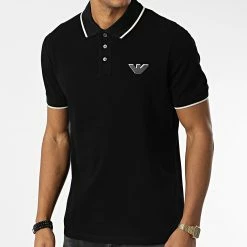 Remise ⌛ Polo Manches Courtes 6L1FD8 Noir de Emporio Armani 🔥 -Emporio Armani Soldes Boutique emporio armani 341600 6L1FD8 1JTKZ 0999 20221027T155713 03