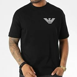 Sortie 😍 Tee 👚 Shirt Large 6L1TH3 Noir de Emporio Armani 🔔