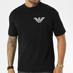 Sortie 😍 Tee 👚 Shirt Large 6L1TH3 Noir de Emporio Armani 🔔 -Emporio Armani Soldes Boutique emporio armani 341660 6L1TH3 1JWZZ 0999 20221011T160115 03