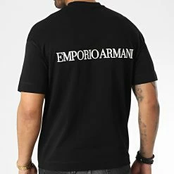 Sortie 😍 Tee 👚 Shirt Large 6L1TH3 Noir de Emporio Armani 🔔 -Emporio Armani Soldes Boutique emporio armani 341660 6L1TH3 1JWZZ 0999 20221011T160117 04