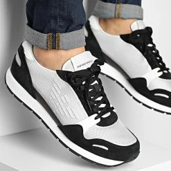 Acheter 🥰 Baskets X4X537 XM678 Dark Grey Light Grey Chocolate de Emporio Armani 👍