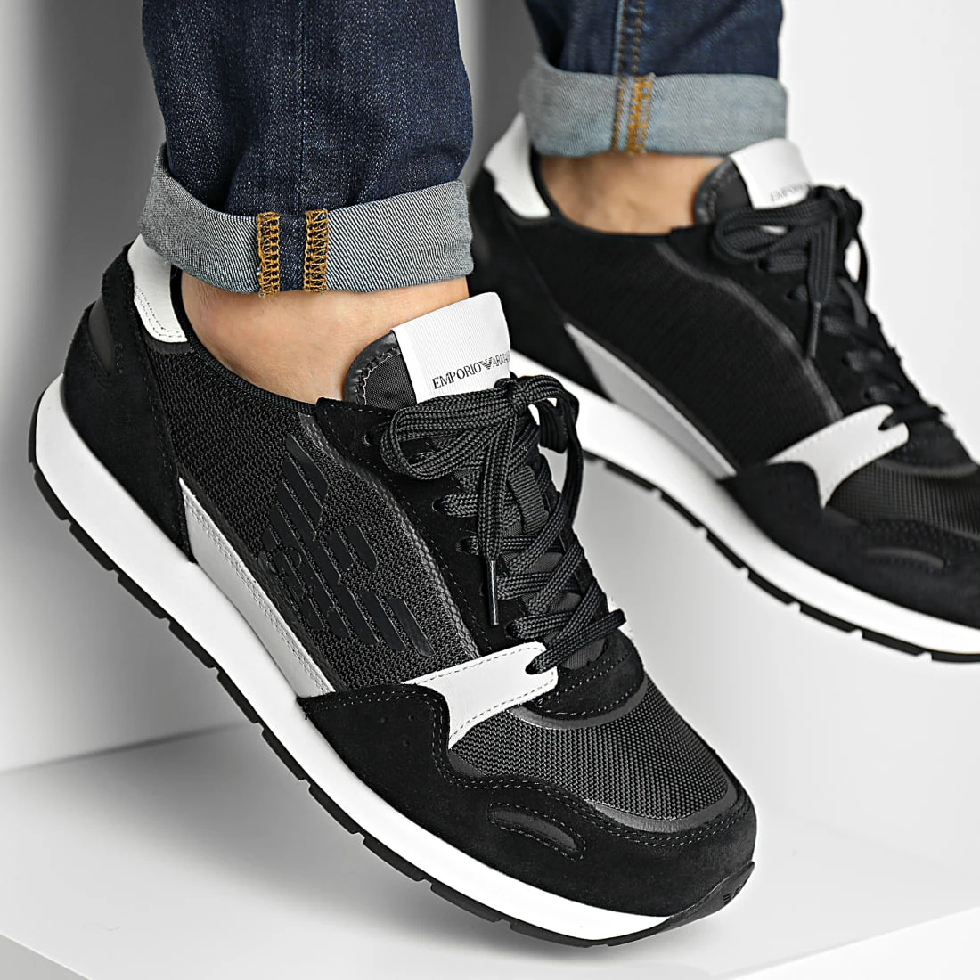 Top 10 😍 Baskets X4X537 XM678 Navy Light Grey Navy de Emporio Armani 🎁 1 Top 10 😍 Baskets X4X537 XM678 Navy Light Grey Navy de Emporio Armani 🎁