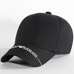 Vente flash 🔔 Casquette 627639 2F550 Noir de Emporio Armani ✔️