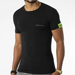 Grosses soldes 👍 Tee 👕 Shirt 111035-2F517 Noir de Emporio Armani 👍