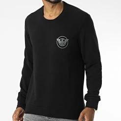 Tout neuf 🎁 Sweat Crewneck 111785-2F573 Noir de Emporio Armani 😀