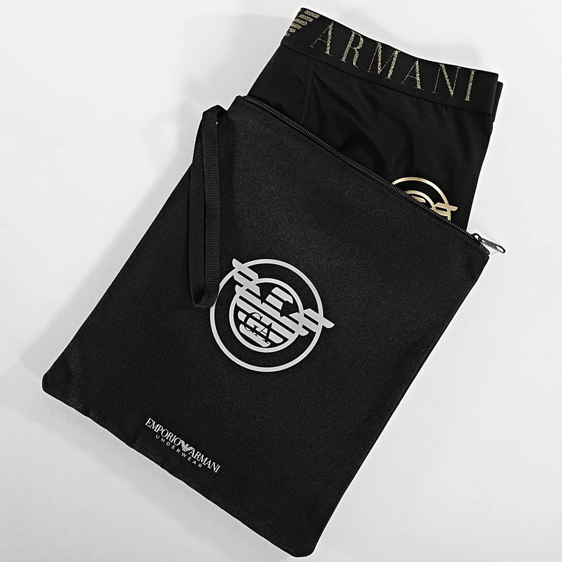 Sortie ✔️ Boxer 111389 2F595 Noir Doré de Emporio Armani 🤩 3 Sortie ✔️ Boxer 111389 2F595 Noir Doré de Emporio Armani 🤩 – Image 3