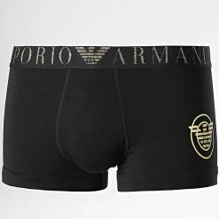 Sortie ✔️ Boxer 111389 2F595 Noir Doré de Emporio Armani 🤩