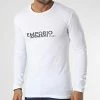 Nouveau ⭐ Tee 👚 Shirt Manches Longues 111023-2F725 Blanc de Emporio Armani ⭐