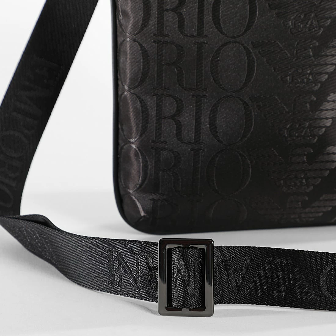 Nouveau 🌟 Sacoche Y4M185 Noir de Emporio Armani 🌟 3 Nouveau 🌟 Sacoche Y4M185 Noir de Emporio Armani 🌟 – Image 3