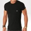 Nouveau 🔔 Tee 👚 Shirt Emporio Armani 111035 CC729 Noir 👏